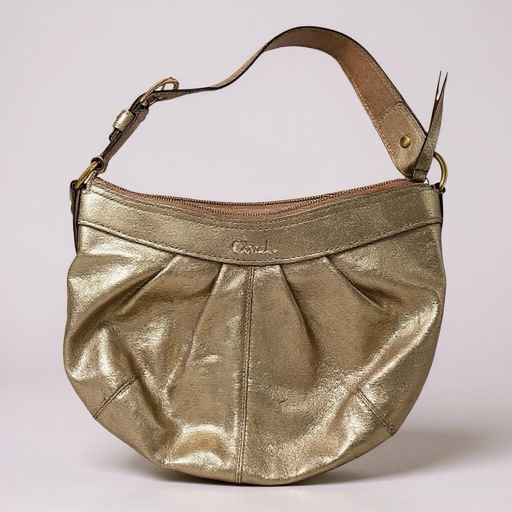 Coach Gold Shoulder Bag